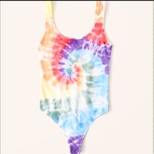 Abercrombie Tie-Dye Tank Bodysuit PRIDE
